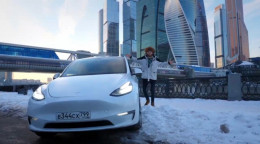 Сертификат на тест-драйв автомобиля Tesla – подарок, который не забудется. Россия