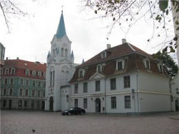 Церковь скорбящей Богоматери. Латвия → Рига → Архитектура