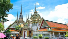 Ват Пхо (Храм Лежащего Будды). Бангкок → Архитектура
