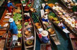 Плавучий рынок, Бангкок, Таиланд