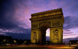 Триумфальная арка. Франция → Париж → Архитектура