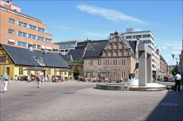 Рыночная площадь (Площадь Кристиании). Норвегия → Осло → Архитектура