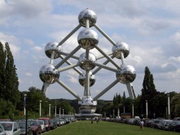 Атомиум. Бельгия → Брюссель → Архитектура