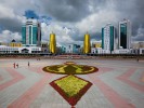 Водно-зеленый бульвар (Круглая площадь), Астана, Казахстан