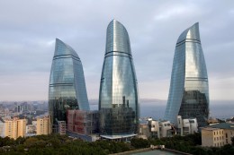Комплекс Flame Towers . Азербайджан → Баку → Архитектура