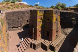 Церковь Святого Георгия. Эфиопия → Лалибэла → Архитектура