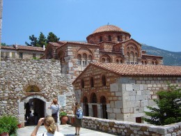 Монастырь Дафни. Греция → Аттика → Архитектура