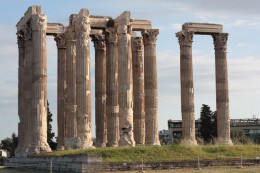 Храм Зевса Олимпийского. Греция → Афины → Архитектура