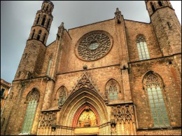 Церковь Санта-Мария-дель-Мар. Испания → Барселона → Архитектура