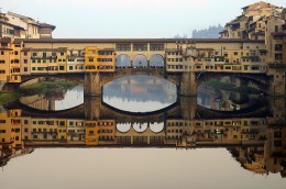 Мост Понте Веккио. Италия → Флоренция → Архитектура