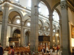 Церковь Сан Лоренцо и Капеллы Медичи. Италия → Флоренция → Архитектура