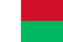 Флаг страны Мадагаскар