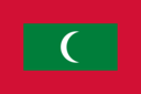 Флаг страны Мальдивы