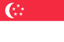 Флаг страны Сингапур