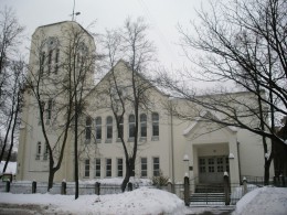 Агенскалнская баптистская церковь. Латвия → Рига → Архитектура
