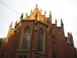 Старая церковь св.Гертруды. Латвия → Рига → Архитектура