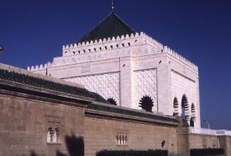 Мавзолей Мухаммеда V. Марокко → Рабат → Архитектура