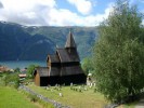 Церковь в Урнесе, Согнефьорд, Норвегия