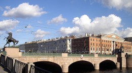 Аничков мост. Архитектура