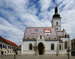 Церковь Св. Марка. Хорватия → Загреб → Архитектура