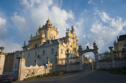 Собор Святого Юра во Львове. Украина → Львов → Архитектура