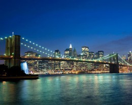 Бруклинский мост. США → Нью-Йорк → Архитектура