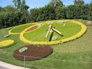 Английский парк и цветочные часы, Женева, Швейцария