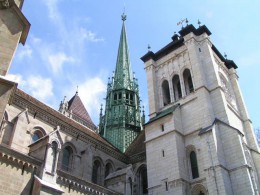 Собор святого Петра. Швейцария → Женева → Архитектура
