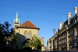 Церковь святого Франциска. Швейцария → Лозанна → Архитектура