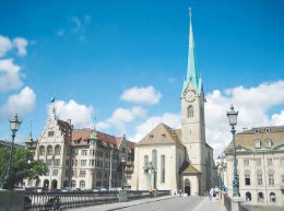 Церковь Фраумюнстер. Швейцария → Цюрих → Архитектура