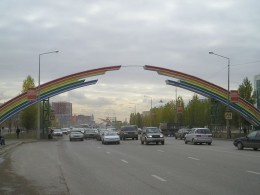 Левобережье в Астане. Астана → Архитектура