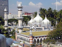 Мечеть Джамек (Масьид Джамек). Куала-Лумпур → Архитектура