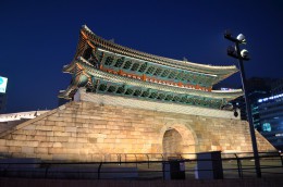 Ворота Тондэмун. Южная Корея → Сеул → Архитектура