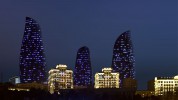 Комплекс Flame Towers , Баку, Азербайджан