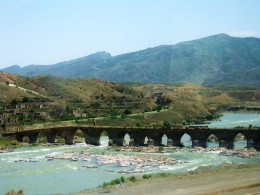 Худаферинские мосты . Азербайджан → Степанакерт → Архитектура