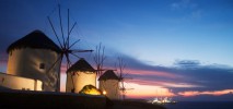 Ветряные мельницы, о.Миконос, Греция