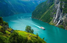 Водопады Гейрангерфьорда. Норвегия → Гейрангерфьорд → Природа