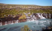 Водопады Хрейнфоссар, Вестурланд, Исландия
