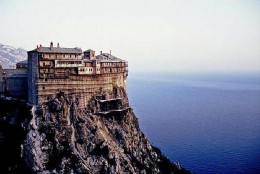 Монастыри горы Афон. Греция → Халкидики → Архитектура