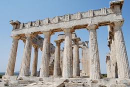 Храм Афайи. Греция → о.Эгина → Архитектура