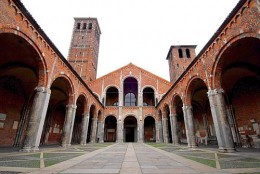 Церковь Сант-Амброджо. Милан → Архитектура