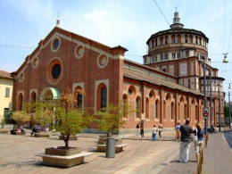 Церковь Санта-Мария делле Грацие. Италия → Милан → Архитектура