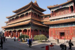 Тибетский буддийский храм (Юнхегун). Китай → Пекин → Архитектура